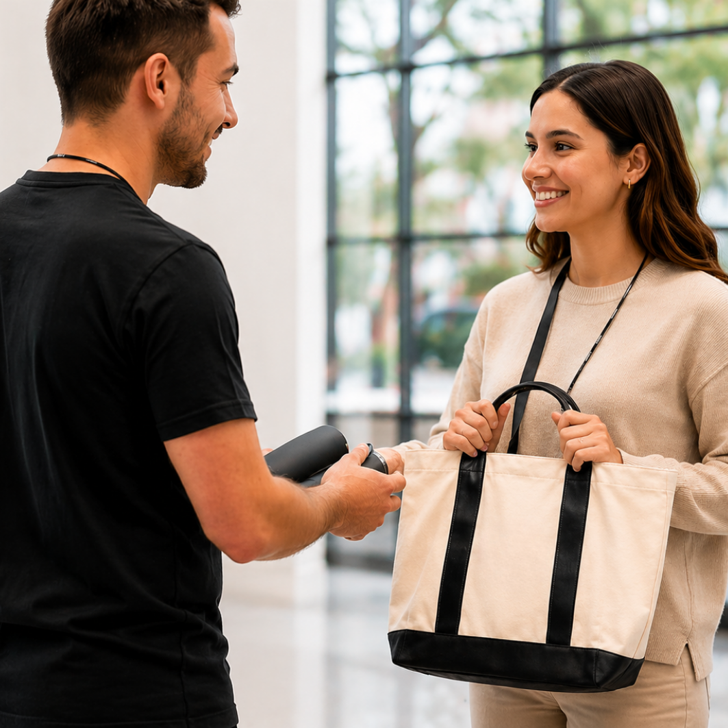 Full-service event gifting support with onsite staff and attendee experience management